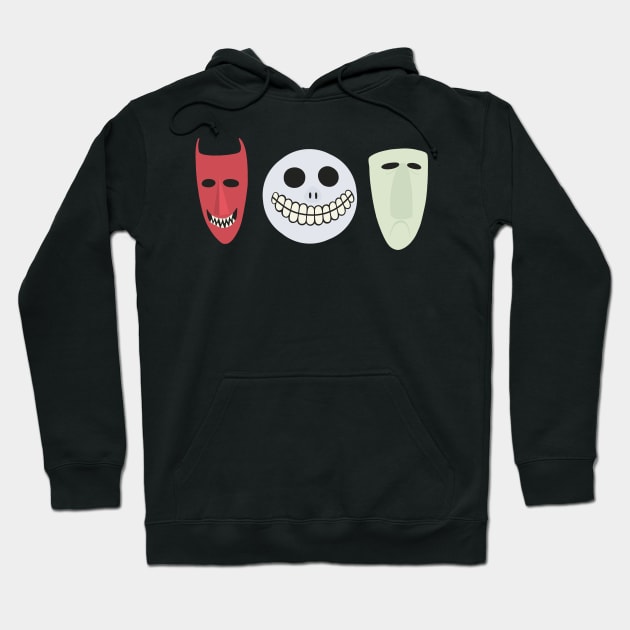 Lock, Shock, and Barrel Masks 2 Hoodie by gray-cat